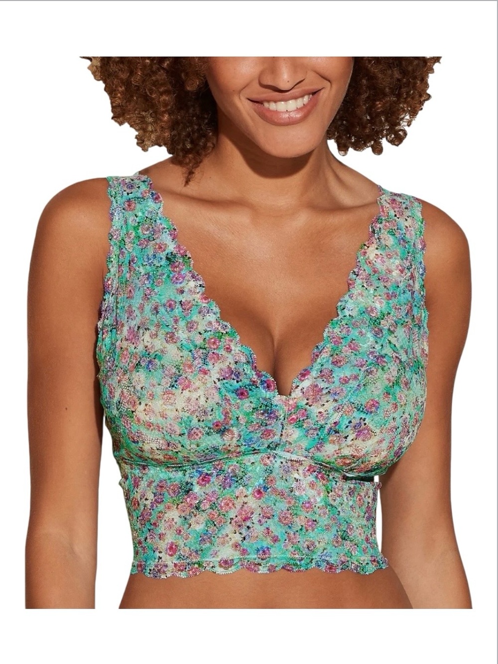 Cosabella Never Say Never Curvy Long Bralette